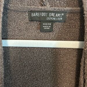 Barefoot Dreams Cozy Chic Lite open front cardigan.